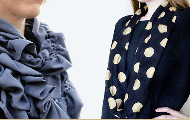 2 Ways To DIY Cute, Cheap Scarves