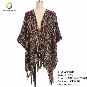 New fashion shawl 21JY020-RED-1