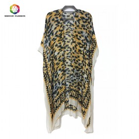 New fashion viscose printing poncho-1